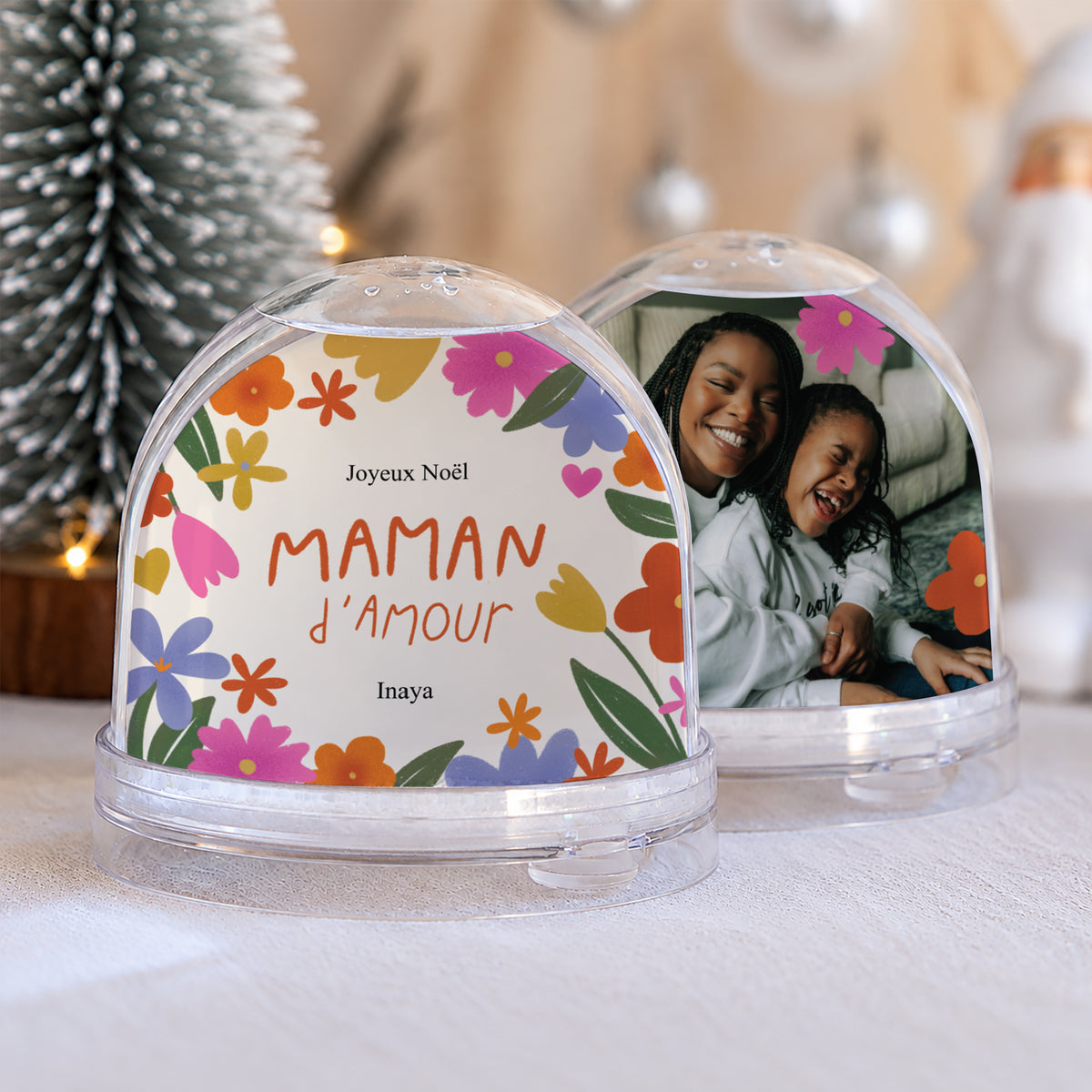Boule à neige Fin d'année Verre Maman d'Amour II photo N° 1