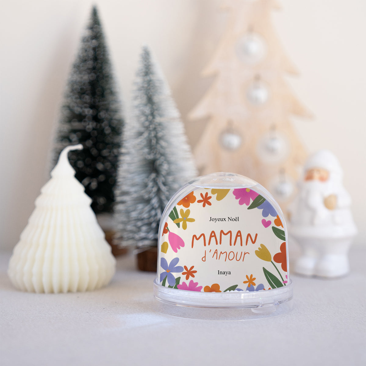Boule à neige Fin d'année Verre Maman d'Amour II photo N° 5
