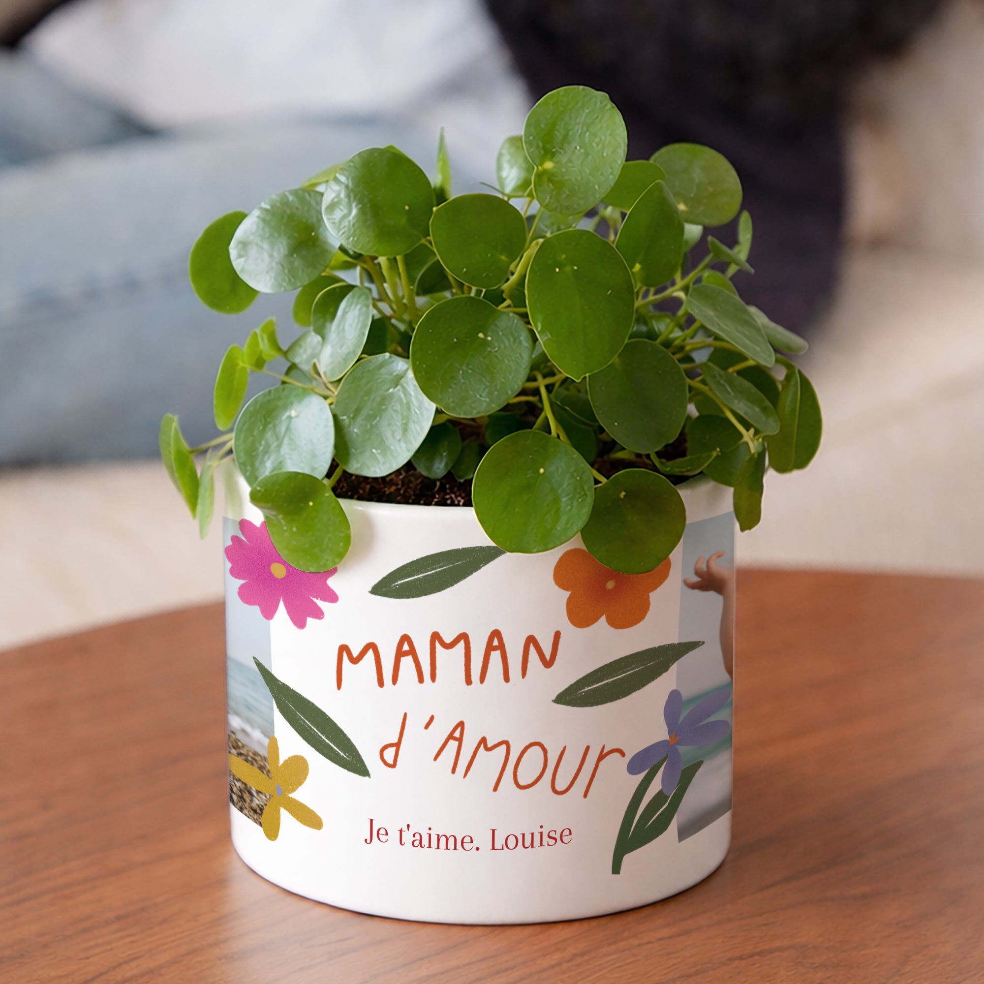 Pot de fleurs 48 cl Maman d'Amour II photo N° 2