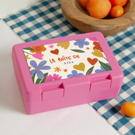 Boite goûter Objets Rose Maman d'Amour II