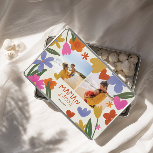 Boite métallique Objets Rectangle Maman d'Amour II photo
