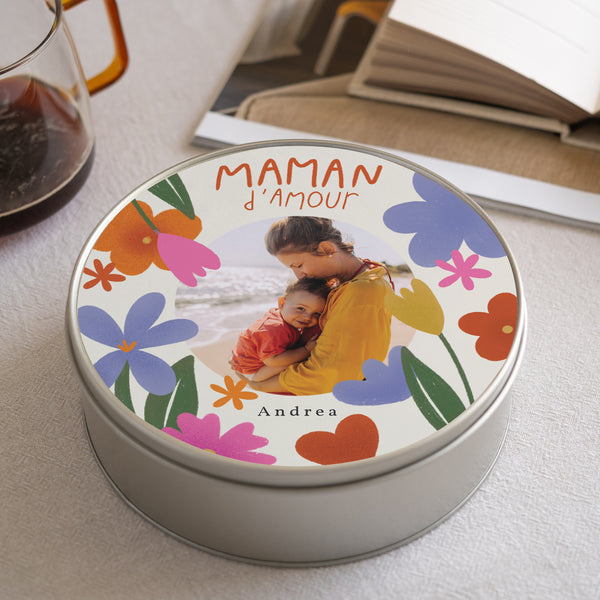 Boite métallique Objets Ronde Maman d'Amour II photo