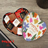 Boite métallique coeur, garnie de chocolats Maman d'Amour II photo N° 1