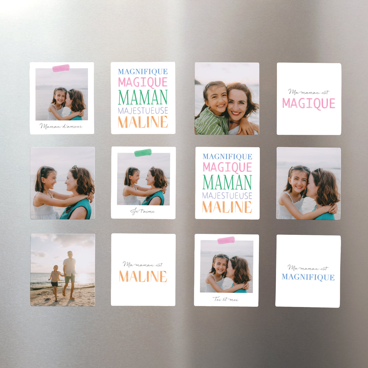 Magnet Objets Lot de 12, magnétique Mots d'Amour photo N° 1
