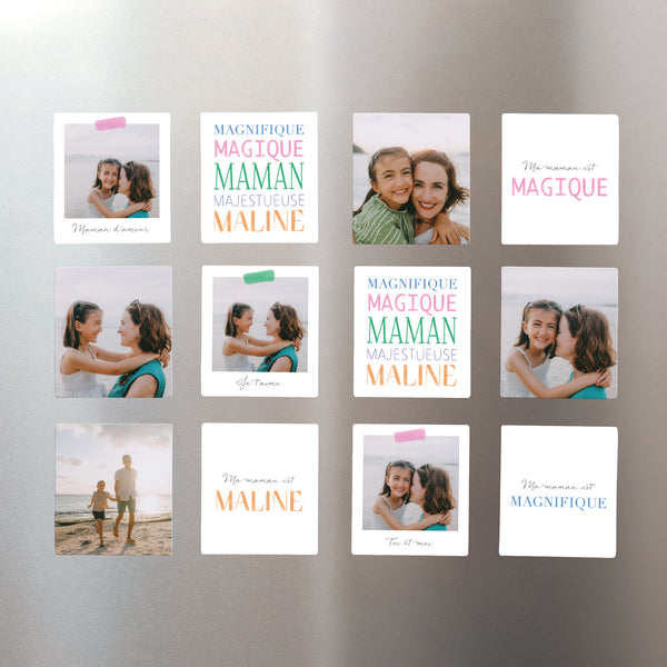 Magnet Objets Lot de 12, magnétique Mots d'Amour photo