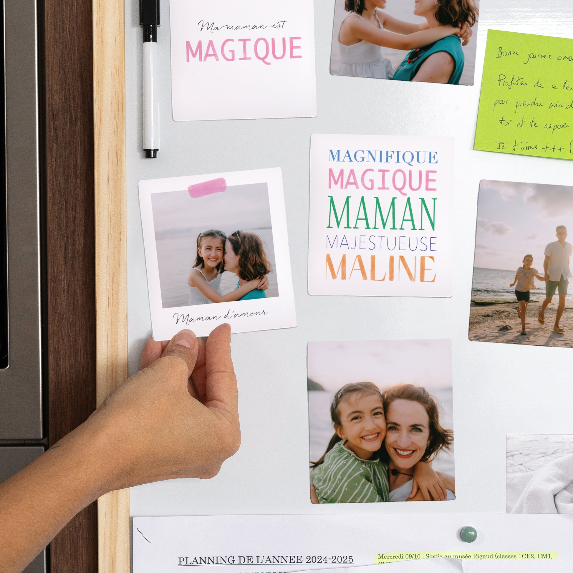 Magnet Objets Lot de 12, magnétique Mots d'Amour photo N° 2