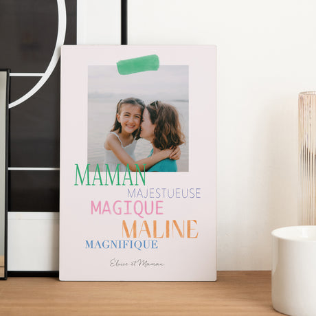Cadre photo Objets Portrait Mots d'Amour