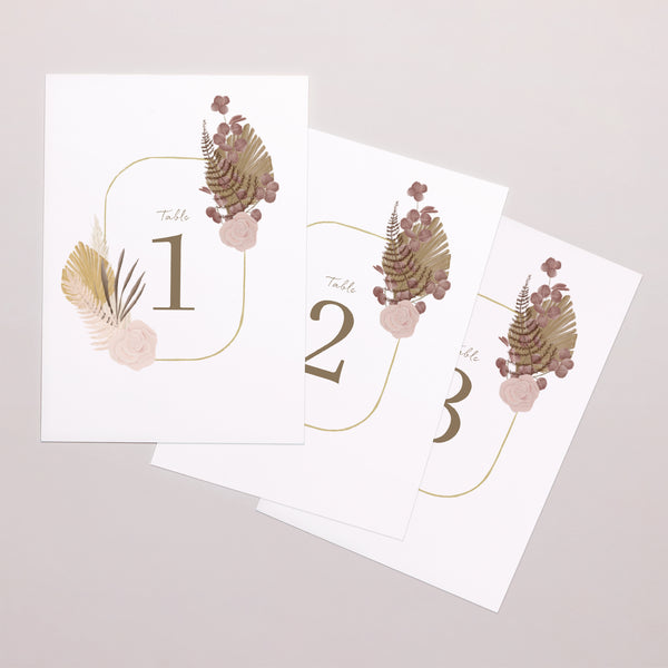 Marque table Mariage Rectangle Médaillon Bohème photo