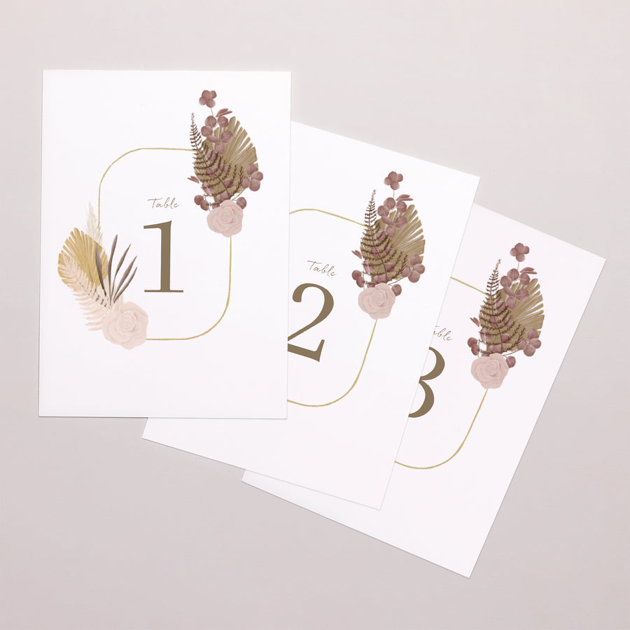 Marque table Mariage Rectangle Médaillon Bohème photo