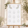 Plan de table Mariage Portrait 60 x 90 cm Encadré végétal II photo N° 1
