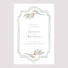 Panneau bienvenue Mariage Portrait 60 x 90 cm Encadré végétal II photo N° 2