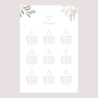 Plan de table Mariage Portrait Gélule Végétale photo N° 2