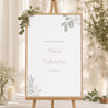 Panneau bienvenue Mariage Portrait 60 x 90 cm Gélule Végétale photo N° 1