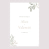 Panneau bienvenue Mariage Portrait 60 x 90 cm Gélule Végétale photo N° 2