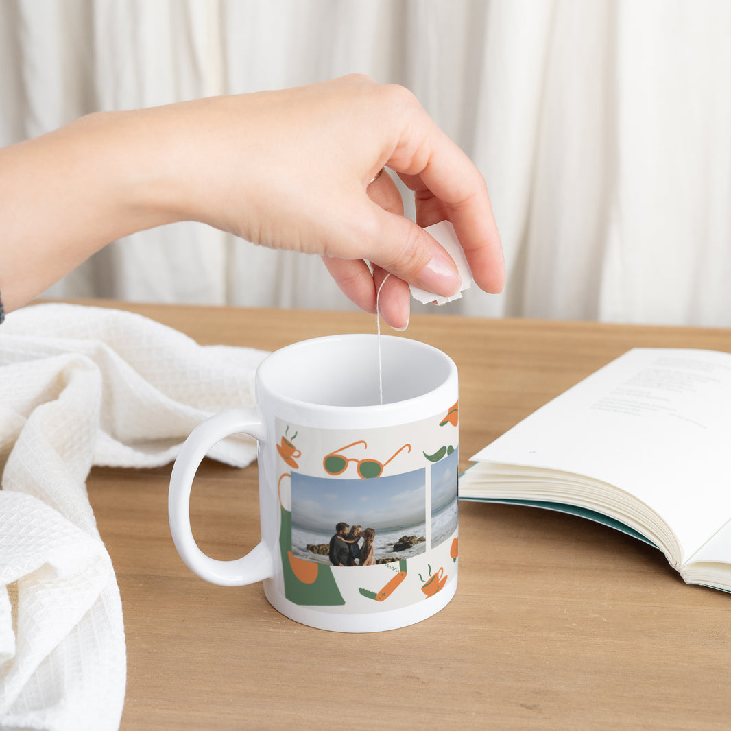 Mug Objets Blanc Kit du super papa photo N° 3