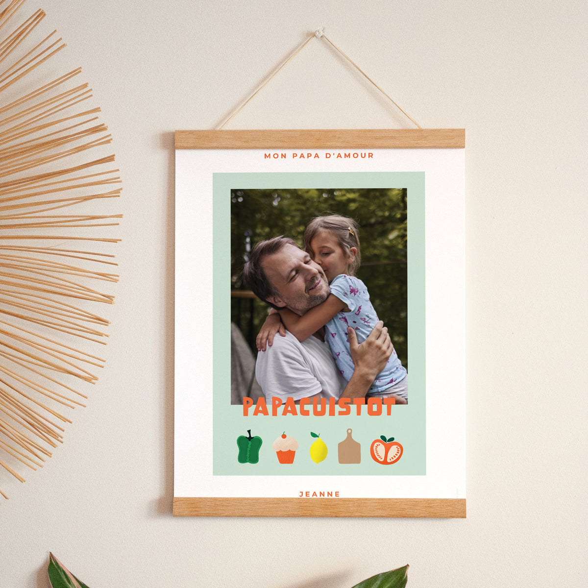 Affiche Portrait 30 x 40 cm Papa cuistot photo N° 1