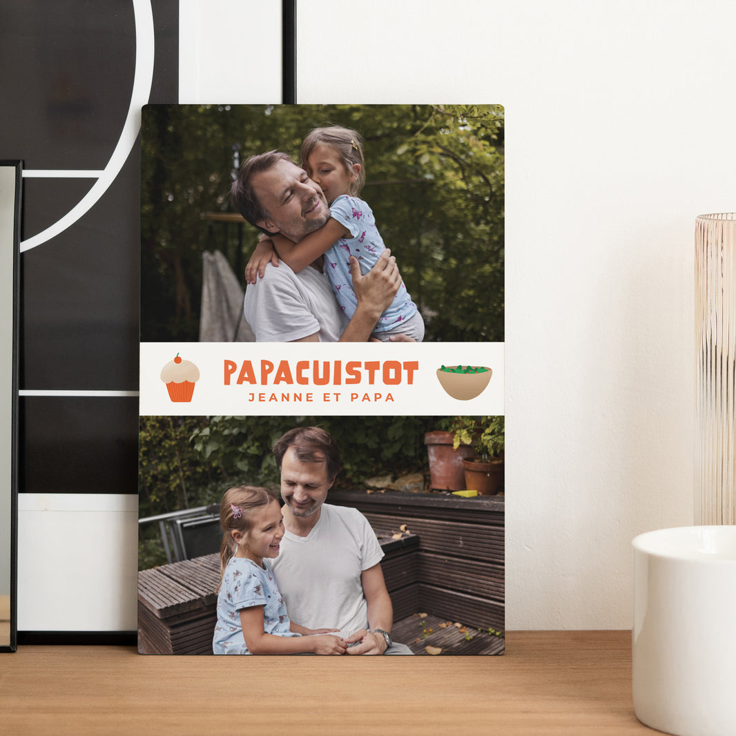 Cadre photo Objets Portrait Papa cuistot photo N° 2