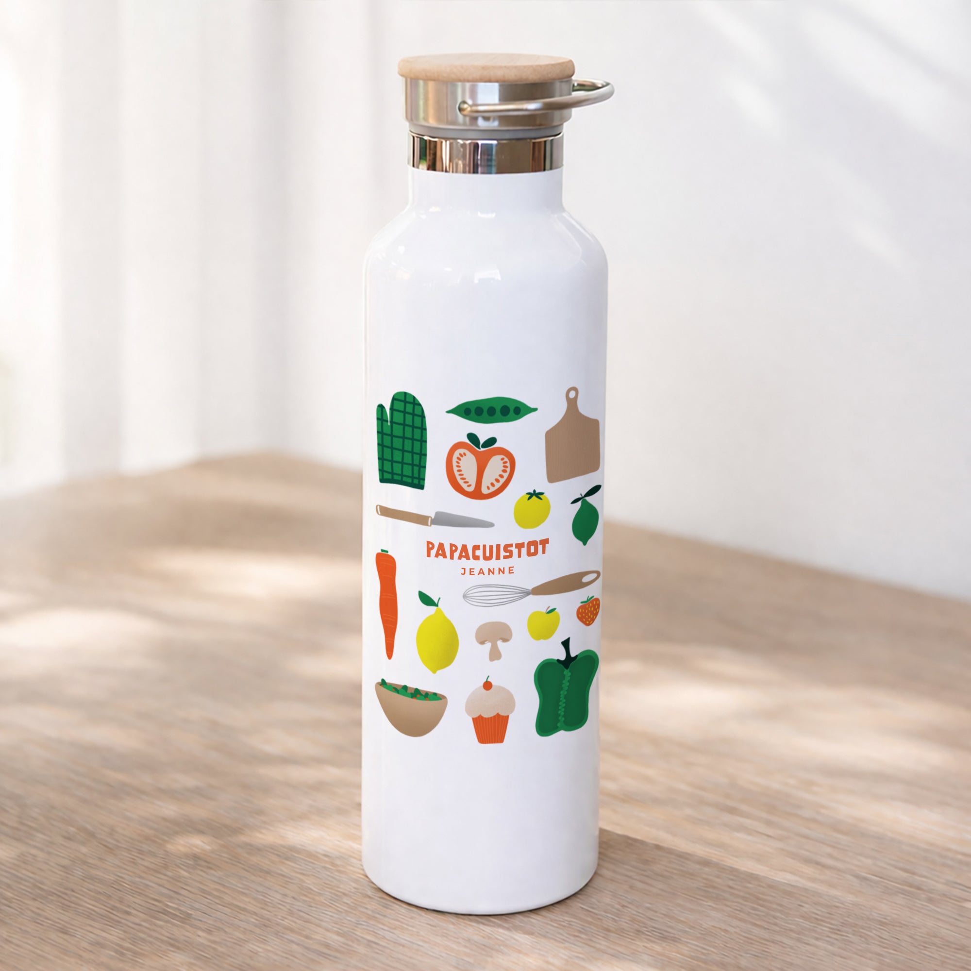Gourde Objets 75 cl Papa cuistot photo N° 1