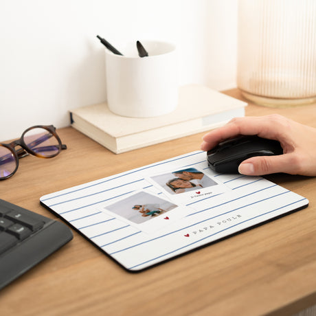 Tapis de souris Objets Rectangle Papa poule