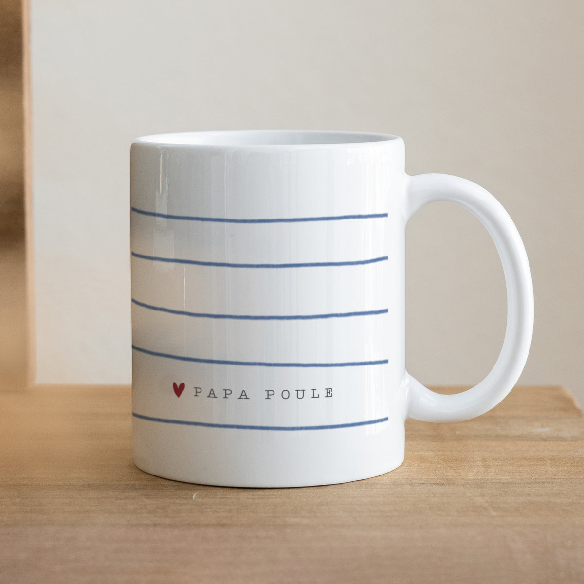 Mug Objets Blanc Papa poule photo