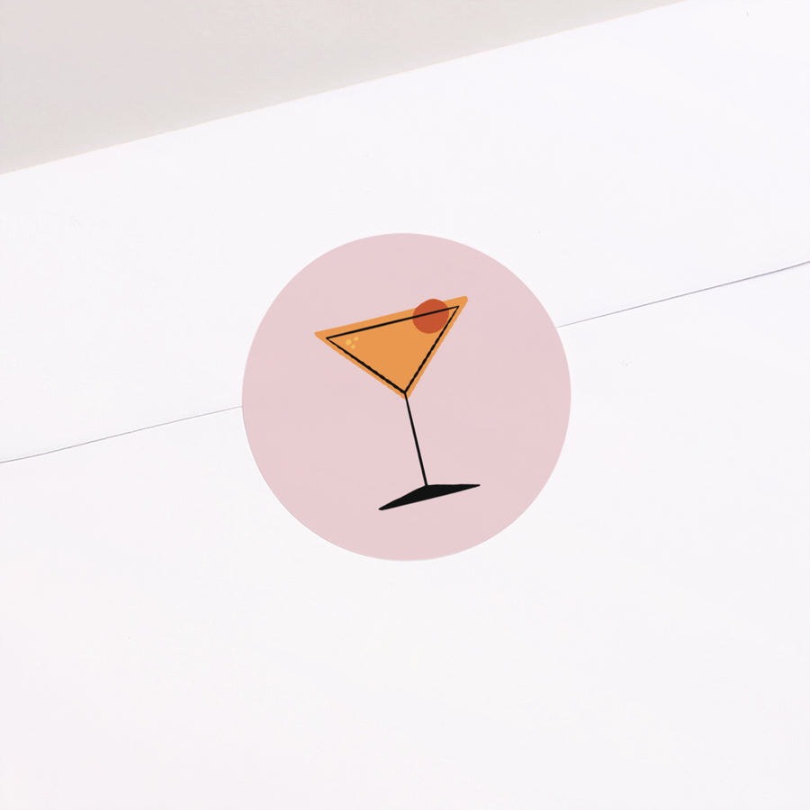 Sticker Anniversaire Adulte Rond Bulles d'anniversaire photo