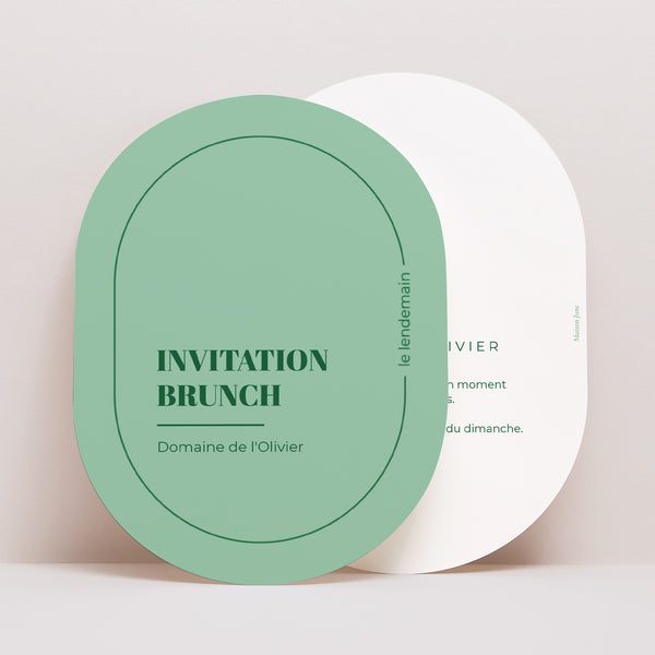 Invitations Mariage Ovale Pop & love photo