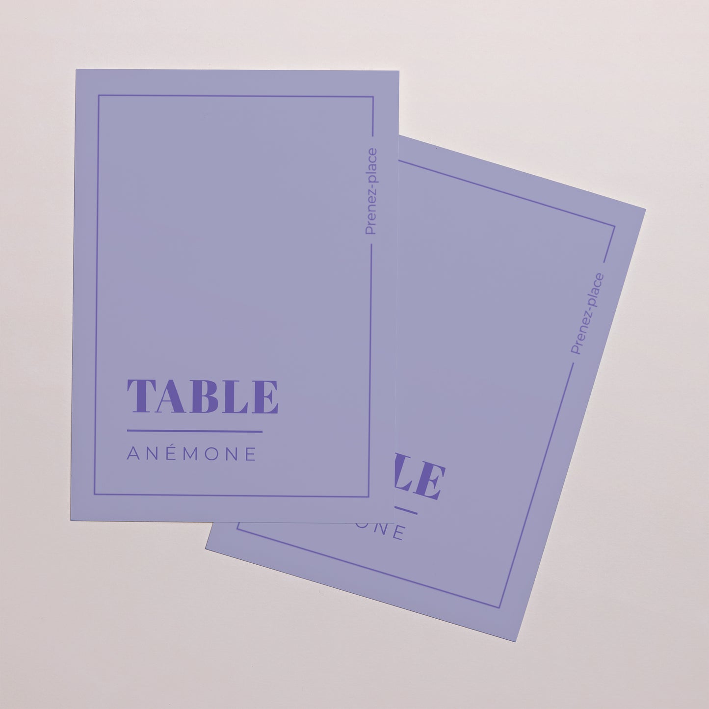 Marque table Mariage Rectangle pop & love photo N° 2