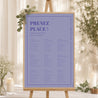 Plan de table Mariage Portrait 60 x 90 cm Pop & love photo N° 1