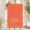 Panneau bienvenue Mariage Portrait 60 x 90 cm Pop & love photo N° 1
