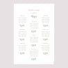 Plan de table Mariage Portrait Couronne végétale dorée photo N° 2