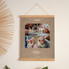 Affiche Naissance Portrait 30 x 40 cm Brin et kraft photo N° 1