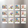 Tirage photo Anniversaire Enfant Lot de 12, magnétique Cœur en Couleur photo N° 1