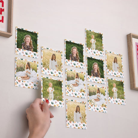 Tirage photo Anniversaire Enfant Lot de 12 Fleurs