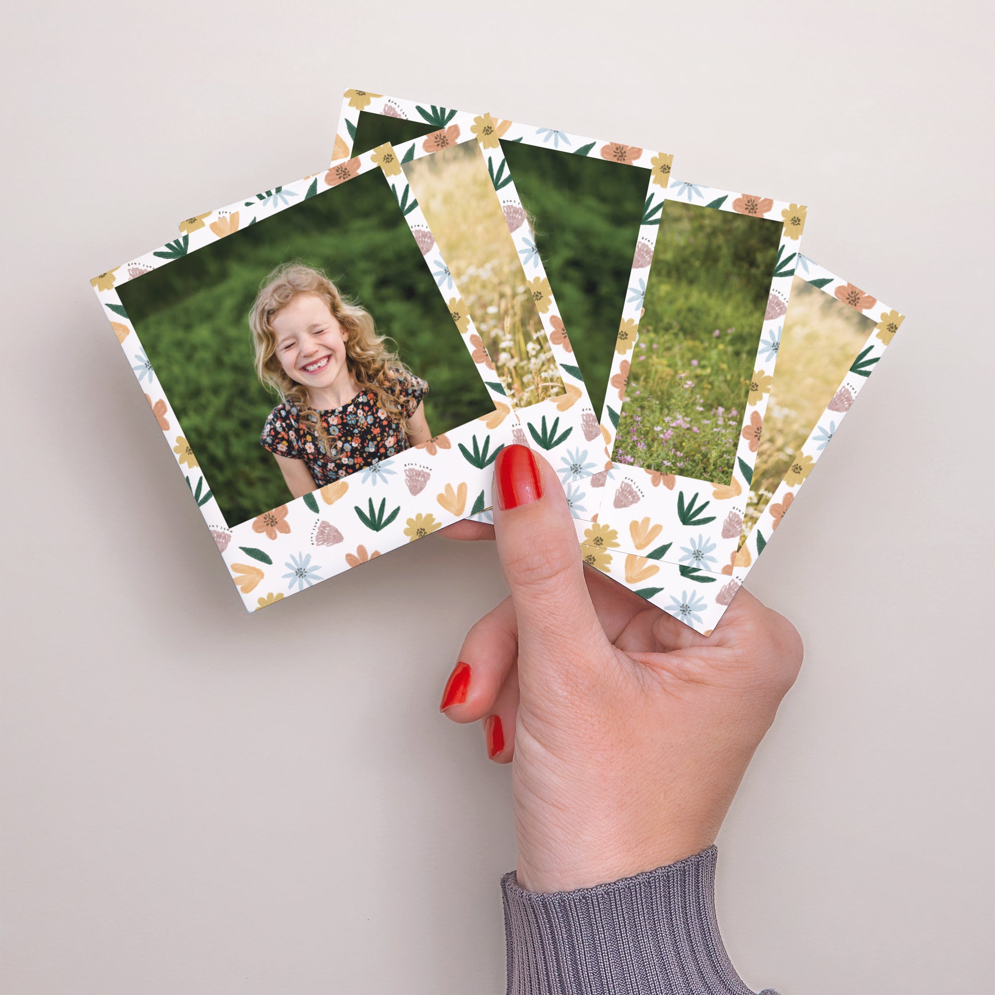 Tirage photo Anniversaire Enfant Lot de 12 Fleurs photo N° 3
