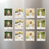 Tirage photo Anniversaire Enfant Lot de 12, magnétique Fleurs photo N° 1