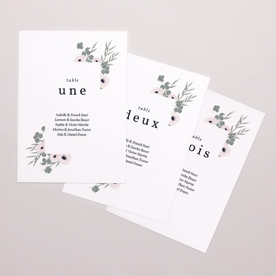 Marque table Mariage Rectangle Cadre romantique photo