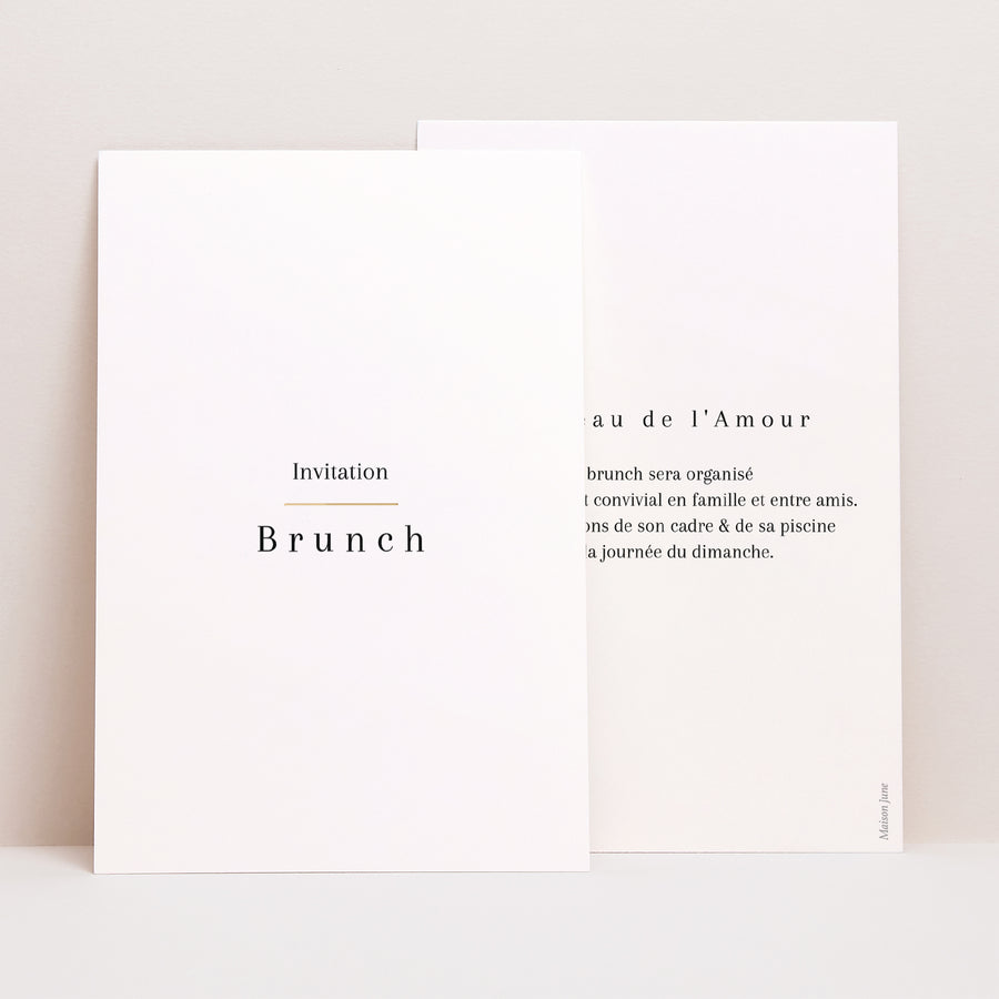 Invitations Mariage Portrait Destins liés photo