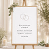 Panneau bienvenue Mariage Portrait 60 x 90 cm Destins liés photo N° 1