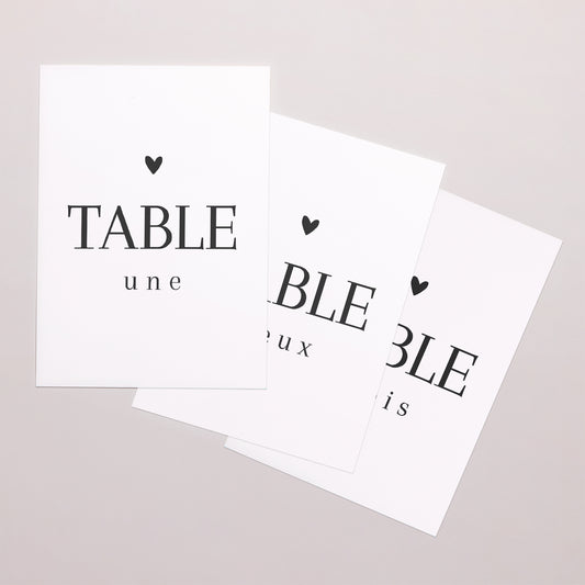 Marque table Mariage Rectangle Amour immense photo