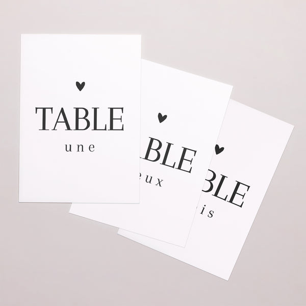 Marque table Mariage Rectangle Amour immense photo