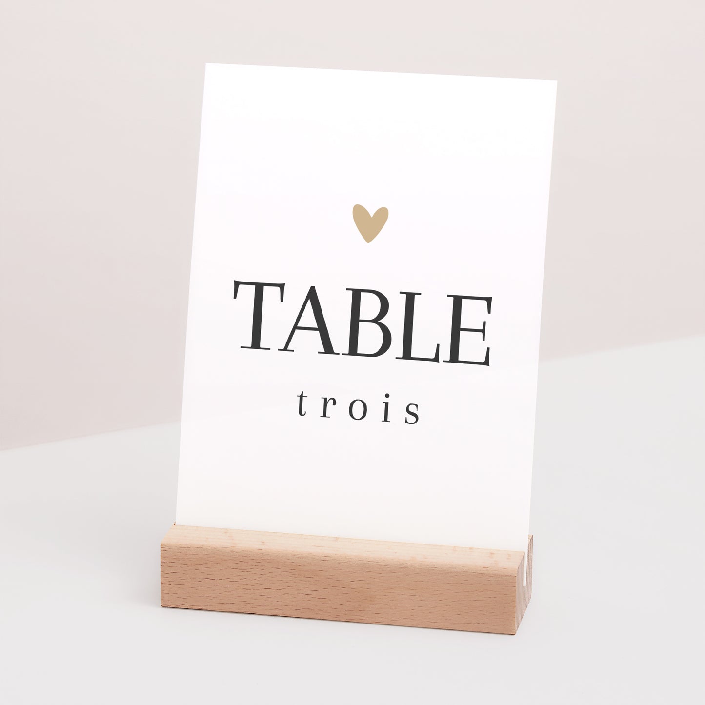 Marque table Mariage Rectangle Amour immense photo N° 3