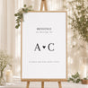 Panneau bienvenue Mariage Portrait 60 x 90 cm Amour immense photo N° 1
