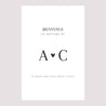Panneau bienvenue Mariage Portrait 60 x 90 cm Amour immense photo N° 2