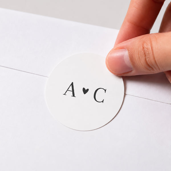 Sticker Mariage Rond Amour immense photo
