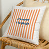 Coussin Objets Beige naturel L'amour à la plage orange photo N° 1