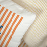 Coussin Objets Beige naturel L'amour à la plage orange photo N° 3