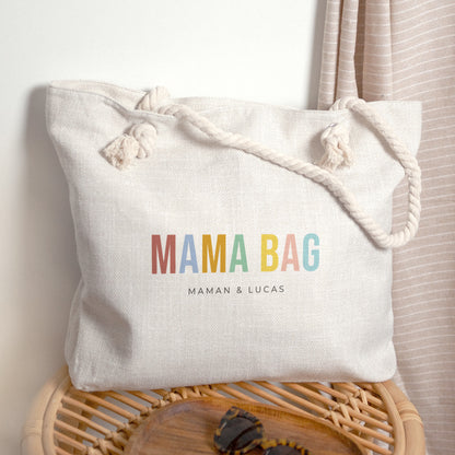 Sac de plage Objets Anse en corde MAMA BAG photo N° 1