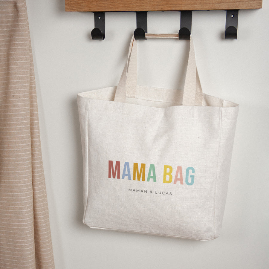Tote bag Objets Anse en toile MAMA BAG photo