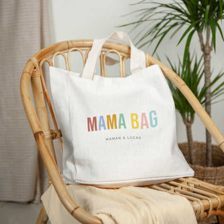 Tote bag Objets Anse en toile MAMA BAG