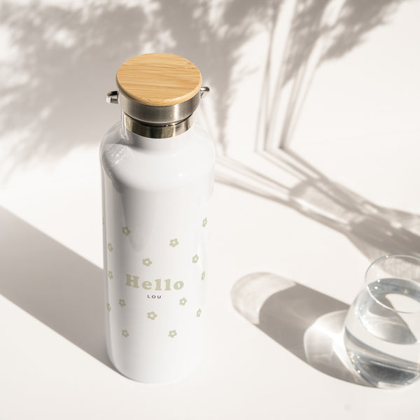 Gourde Objets 75 cl Motif fleur photo